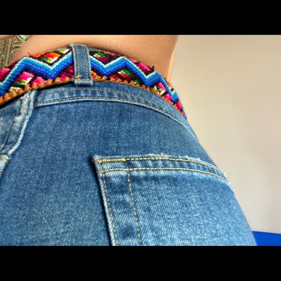 Free People Guatemalan stitched multicolored belt - Picture 8 of 8